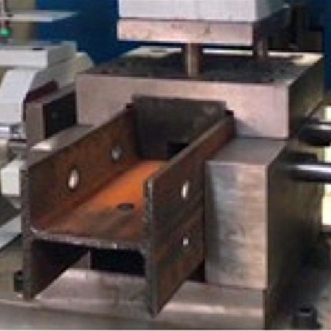 Машина за перфориране с 3 дупки с двойно T желязо